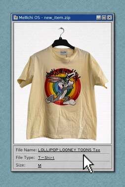 Lollipop Looney Toons Bugs Bunny 'That's All Folks' Graphic T-Shirt